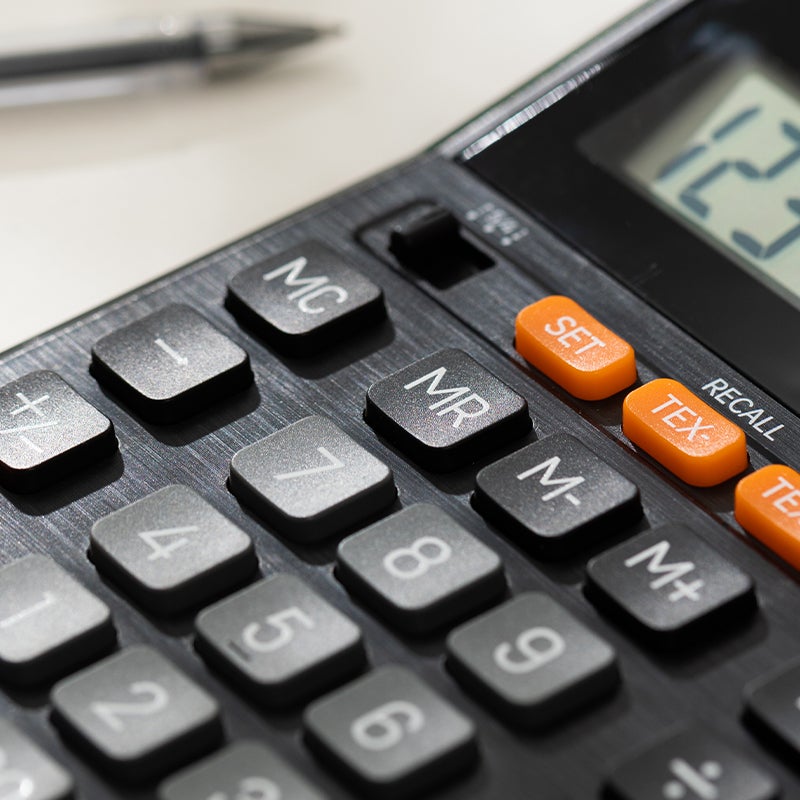 Deli M888T Desktop Calculator 12 Digit Dual Power Tax Function Large Display - Image 4