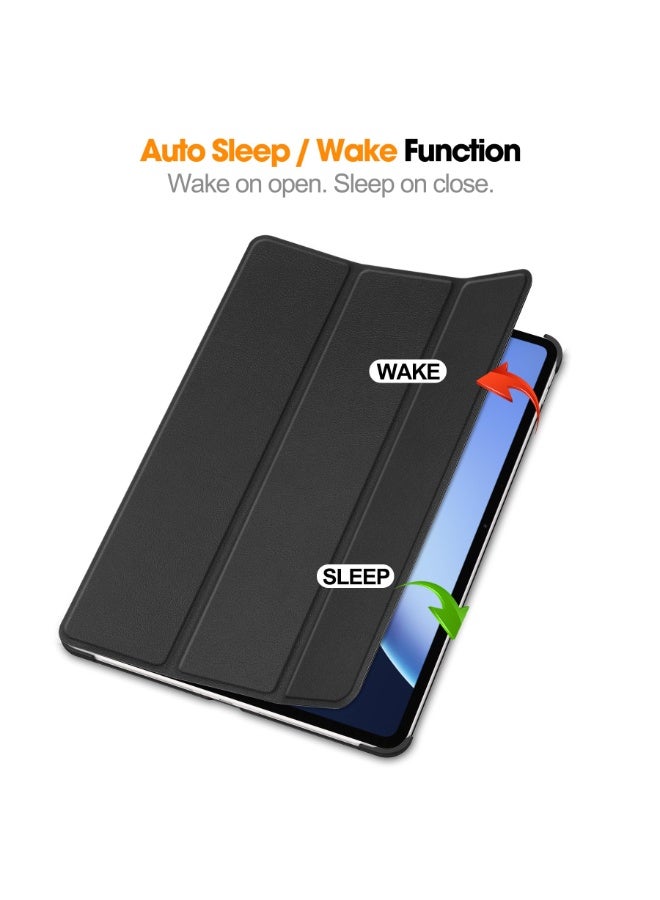 Case for OnePlus Pad 3 13.2inch 2025 Tri-Fold Smart Case Multi- Viewing Angles Stand Hard Shell Leather Smart Cover w/Auto Sleep/Wake/Slim Tablet Case Cover - Image 2