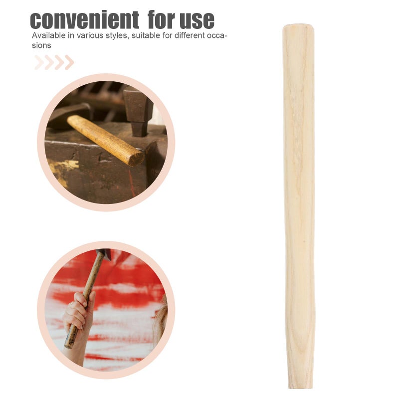 Octagonal Hardwood Hammer Handle Replacement 0 5p Wooden Grip for Camping Gardening - Image 4