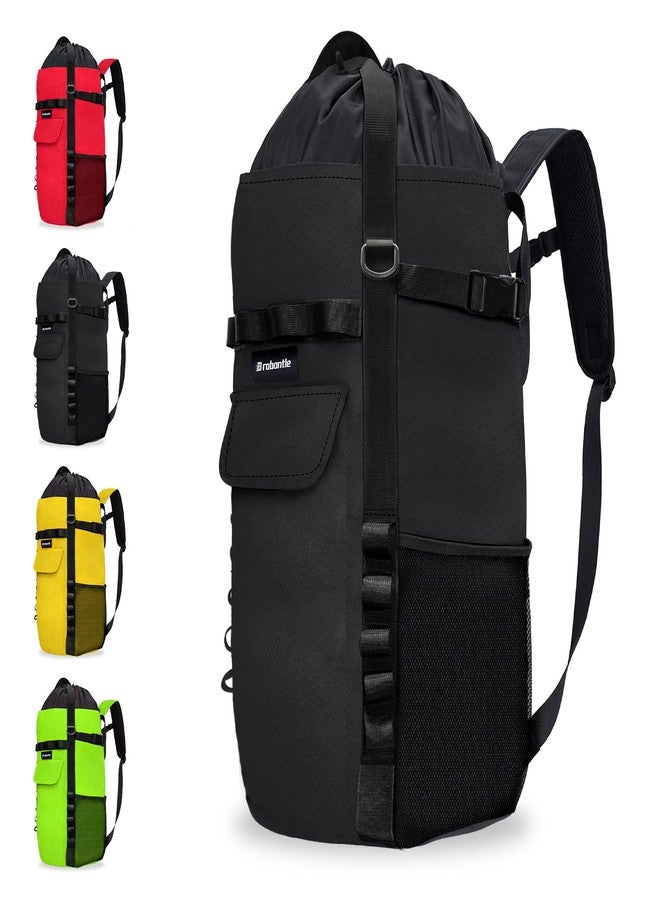 Brobantle Climbing Rope Bag,Large Capacity Arborist Rope Storage Bag,Waterproof Oxford Tree Rock Climbing Rope Backpack,Outdoor Climbing Gear Storage Bag with Hand Straps - Image 1