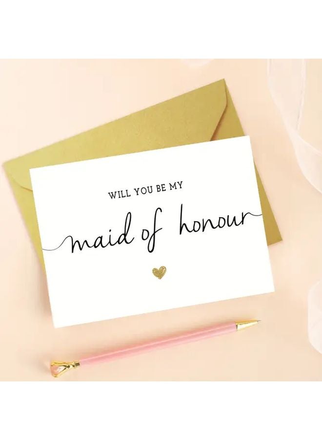Maid Of Honour Proposal Card Funny Will You Be My Maid Of Honour - Image 5