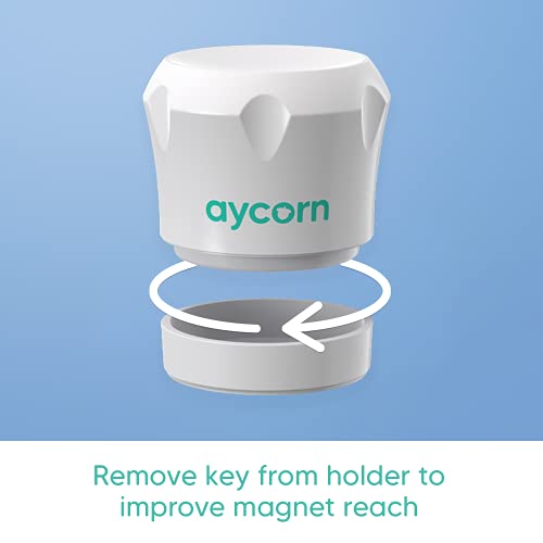 Aycorn Replacement Spare Keys (x2) for AYCORN Child & Baby Safety Proof Magnetic Cupboard Locks. Extra Value Twin Pack, Latest Powerful Design to Protect Your Kids & Toddlers - Image 2