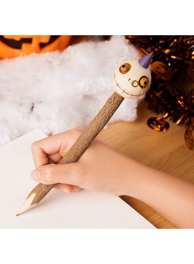 BSIRI Punk Skull Halloween School Supplies Adult Book Bark Kids Pencil Camping Wooden Classroom Bulk Cute Fun Girls Birthday Prizes Cool Kindergarten Decor Christmas Boys Ages Pack Supply Zombie - Image 5
