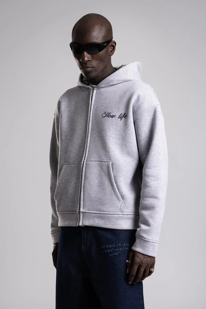 Catch Plaid Lined Hooded Sweatshirt