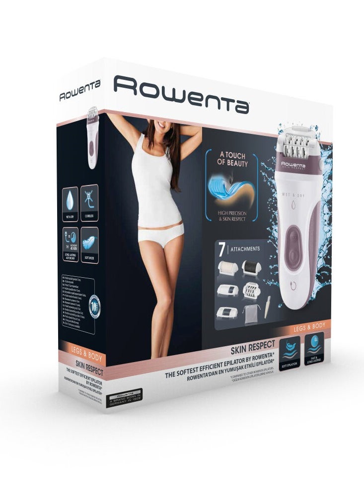 Rowenta - Rowenta EP8061 Skin Respect Hair Removal Epilator - Image 1