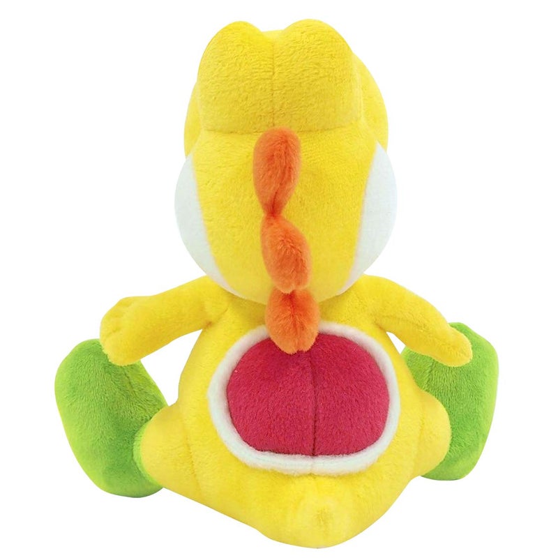 Little Buddy 1220 Super Mario All Star Collection Yellow Yoshi Plush, 7" - Image 3