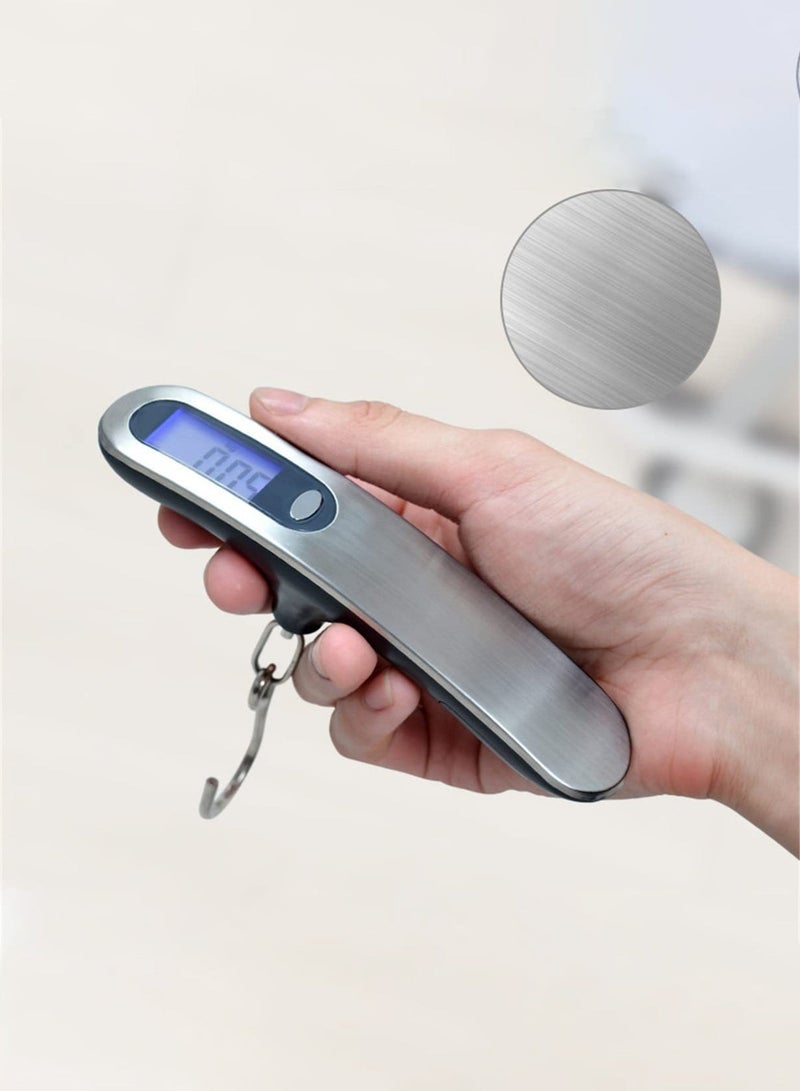 موندا ميزان الأمتعة المحمول بعرض LCD سعة 50 كجم/110 رطل - خطاف أسود - Image 2