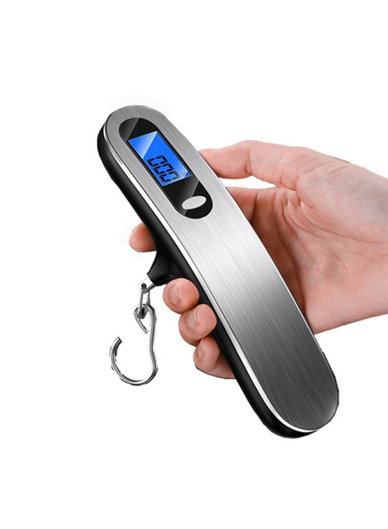 موندا ميزان الأمتعة المحمول بعرض LCD سعة 50 كجم/110 رطل - خطاف أسود - Image 1