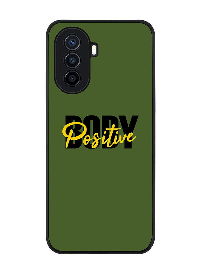 Stylizedd Rugged Black edge case for Huawei Nova Y70  Slim fit Soft Case Flexible Rubber Edges Anti Drop TPU Gel Thin Cover - Body Positive - Image 1