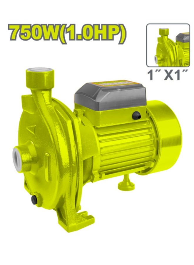 DYLLU 750W (1HP) Electric Water Pump 1" x 1" High Pressure Centrifugal Pump for Home, Garden & Irrigation – 220-240V Durable Copper Motor - Image 1