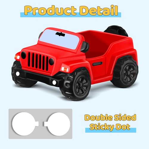 ANGGIKO 35 Inch Red Car Toy Match Most 2 in Rubber Ducks Ducks for Jeeps Vehicle Toys for Car Dashboard Decorations Accessory Rubber Duck Collection Easter Basket Stuffers for Kids Party Favors - Image 5