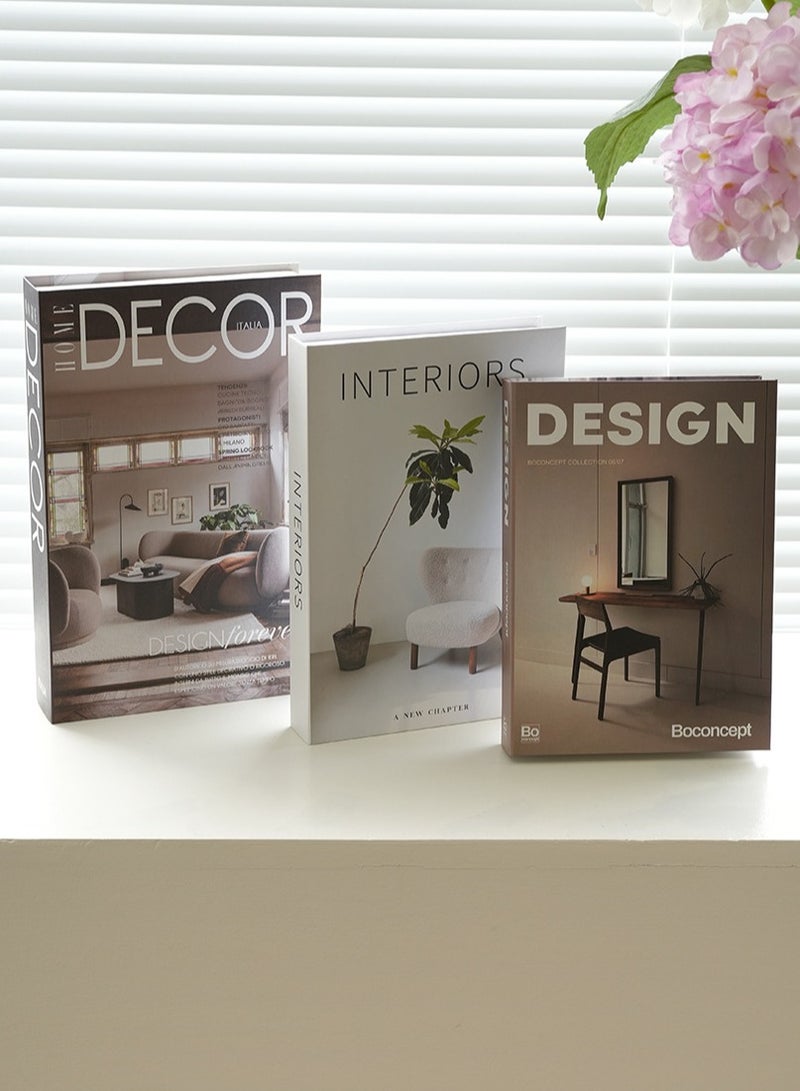 أوليس فيرس  3 قطع قابلة للطي من مجلات نورديك ديكورية | لمسات زخرفية للمنزل أو صالة عرض أو طاولة - Image 1