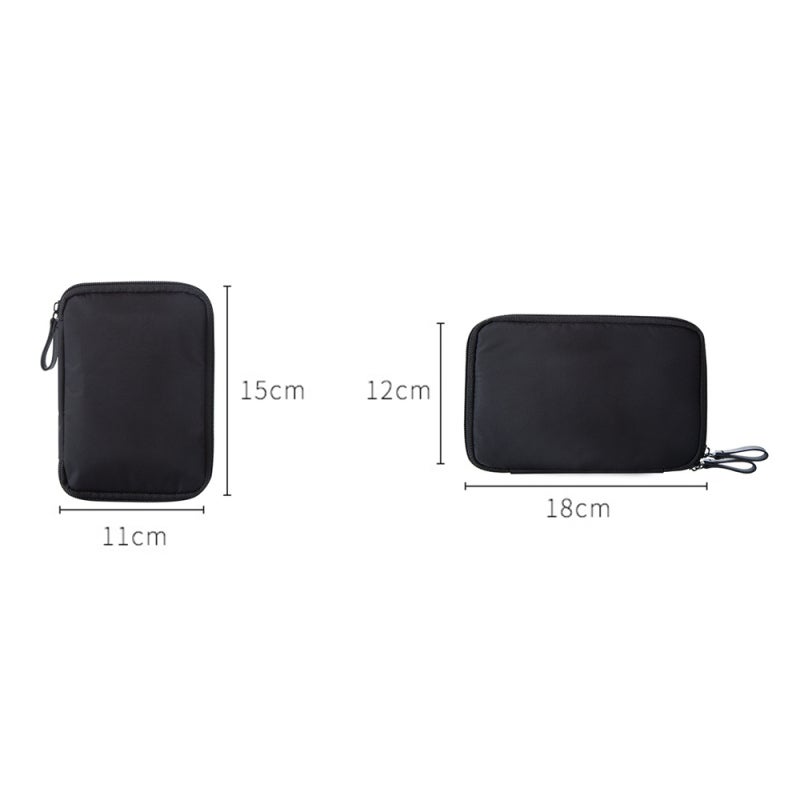 Nylon Card Holder Compact 18x12cm Travel Durable Card Protection Case - Loss Resistant Organizer for Business Credit ID Cards - Image 2