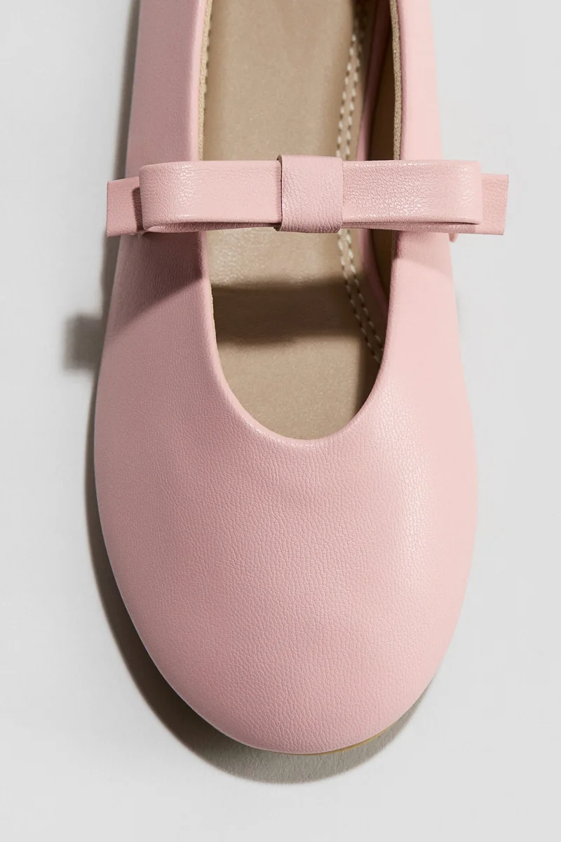 H&M Appliquéd ballet pumps