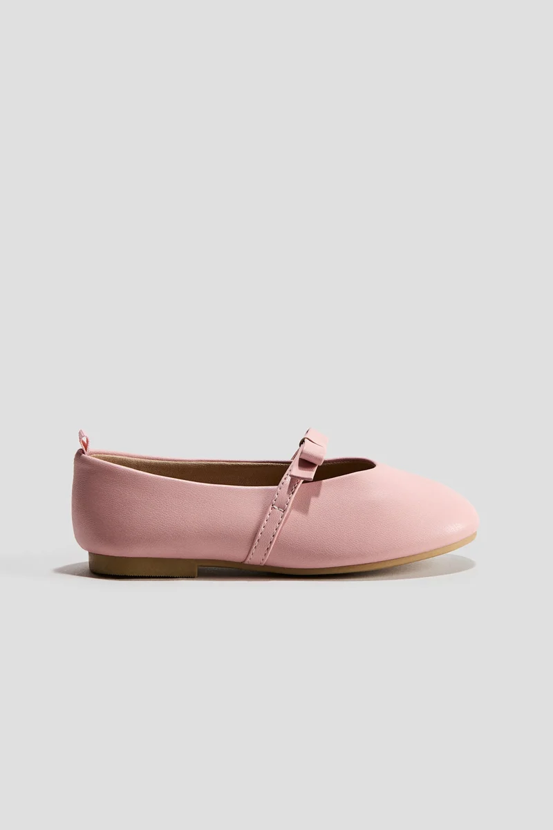 H&M Appliquéd ballet pumps