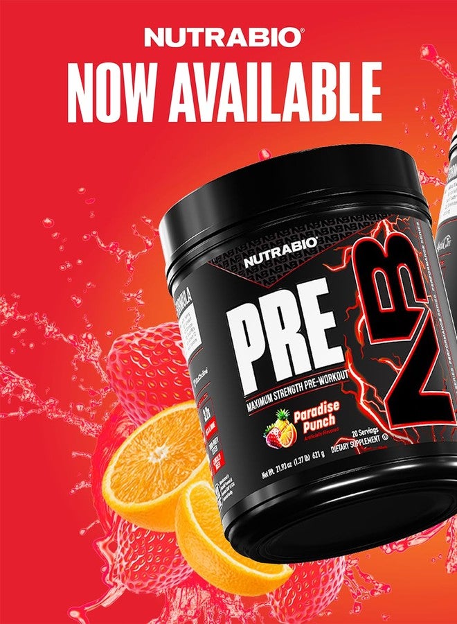 نوترا بايو مسحوق نوترا بيو قبل التمرين، بارادايس بانش | طاقة متفجرة، تركيز عالٍ، ضخ دموي قوي | مكمل غذائي قبل التمرين للرجال والنساء | أداء، قدرة على التحمل، مركب طاقة، كافيين، إلكتروليتات - Image 5