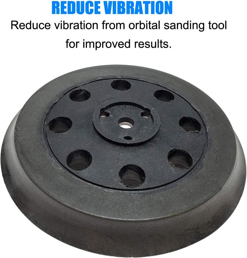 Tockrop 5-Inch Hook and Loop Replacement Backing Pad for Bosch RS032 & RS031 - Work with Bosch Sander Models 1295DP, 1295D, 1295DH, 1295DVS, 3107DVS, 3725DVS and 3725DEVS - Image 4