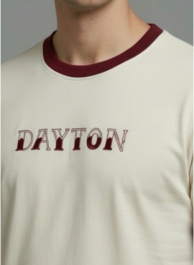 Dayton Men Ringer T-Shirt,  High-Quality Cotton - Image 2