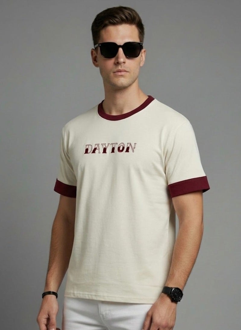 Dayton Men Ringer T-Shirt,  High-Quality Cotton - Image 1