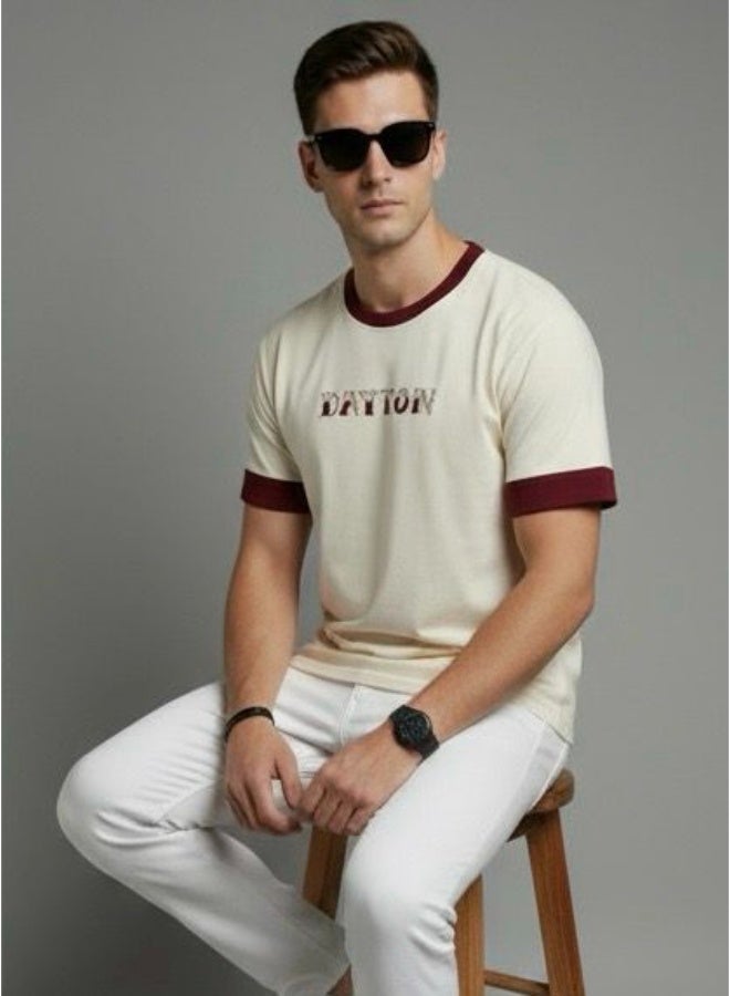 Dayton Men Ringer T-Shirt,  High-Quality Cotton - Image 3