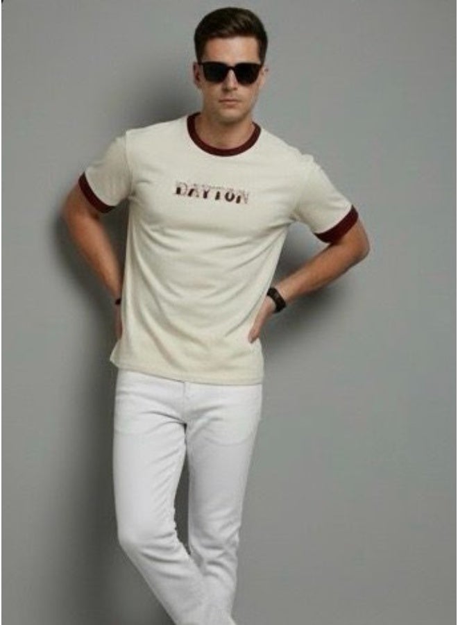 Dayton Men Ringer T-Shirt,  High-Quality Cotton - Image 4