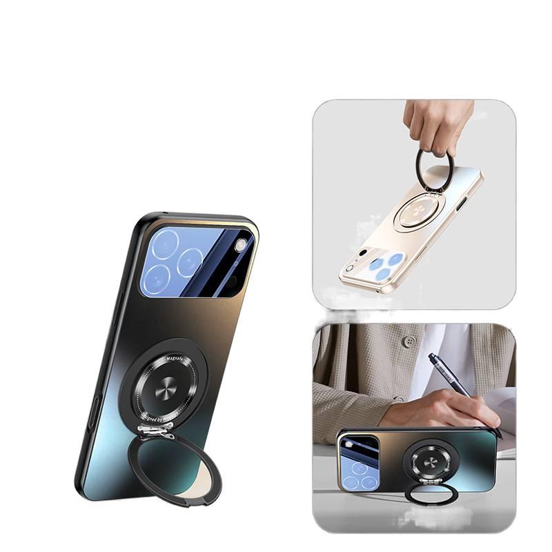 غطاء MagSafe | شفاف Acrylic | حماية من السقوط | حامل قائم | مقاوم للصدمات لـ iPhone 17 / 17 Air / 17 Pro / 17 Pro Max - Image 2