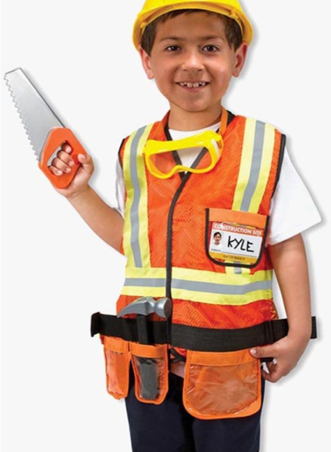 NIBEMINENT Construction Worker Role Play Costume Set 4837 - Image 2