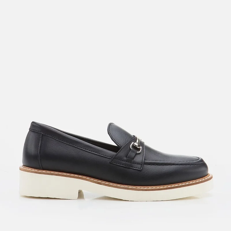 Hotiç 01AYH264500A100 Genuine Leather Black Women's Loafer