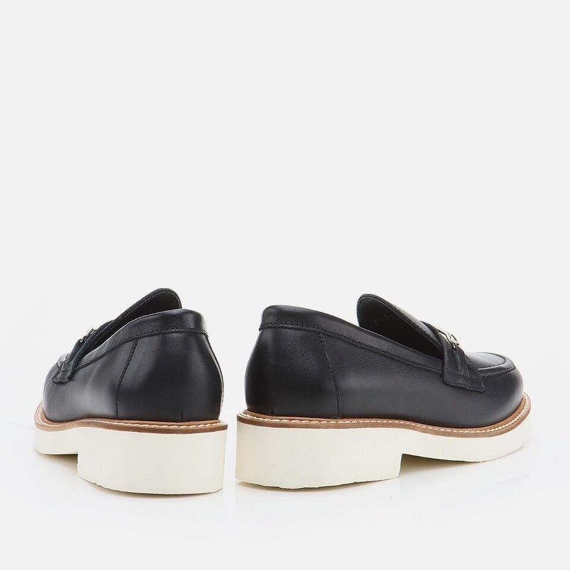 Hotiç 01AYH264500A100 Genuine Leather Black Women's Loafer  - Image 4