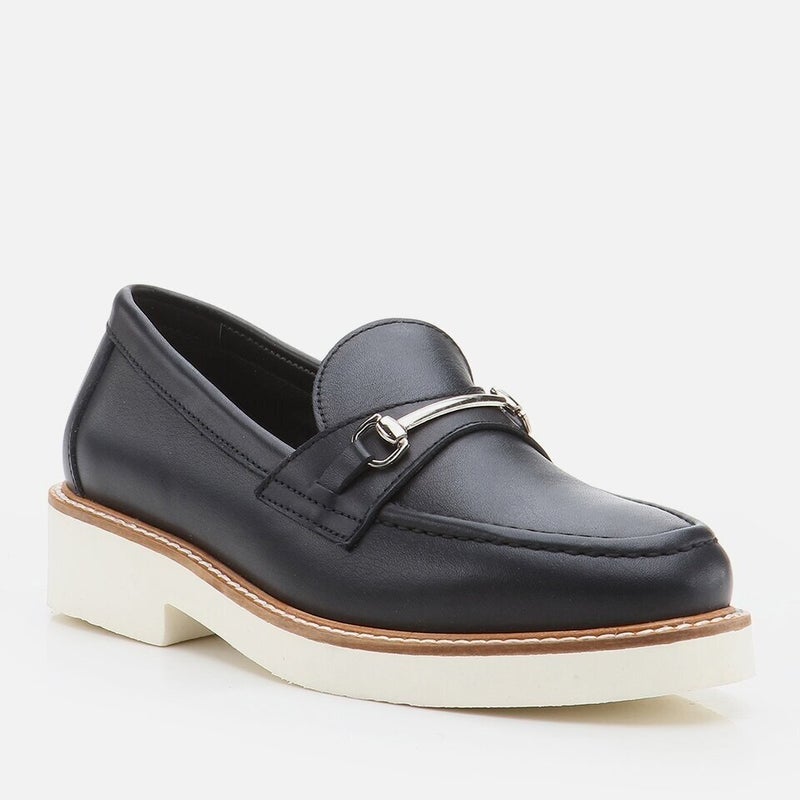 Hotiç 01AYH264500A100 Genuine Leather Black Women's Loafer  - Image 3