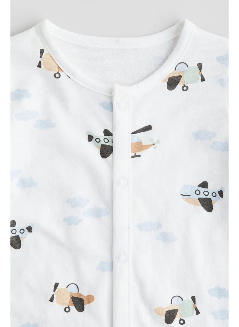 H&M Patterned sleepsuit