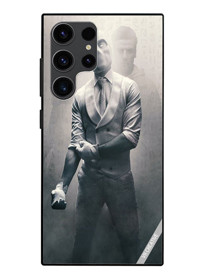VR CREATIVE Protective Case Cover For Samsung Galaxy S23 Ultra 5G Moon Knight Design Multicolour - Image 1