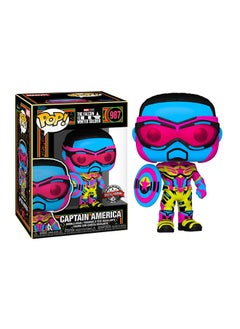 Funko Marvel F&WS - Captain America (Blacklight)(Exc), Collectible Action Vinyl Figure - 62755  - Image 1