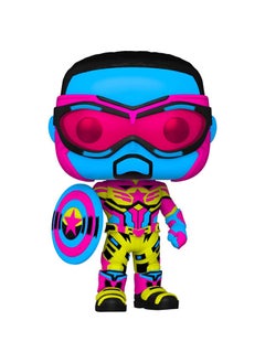 Funko Marvel F&WS - Captain America (Blacklight)(Exc), Collectible Action Vinyl Figure - 62755  - Image 3