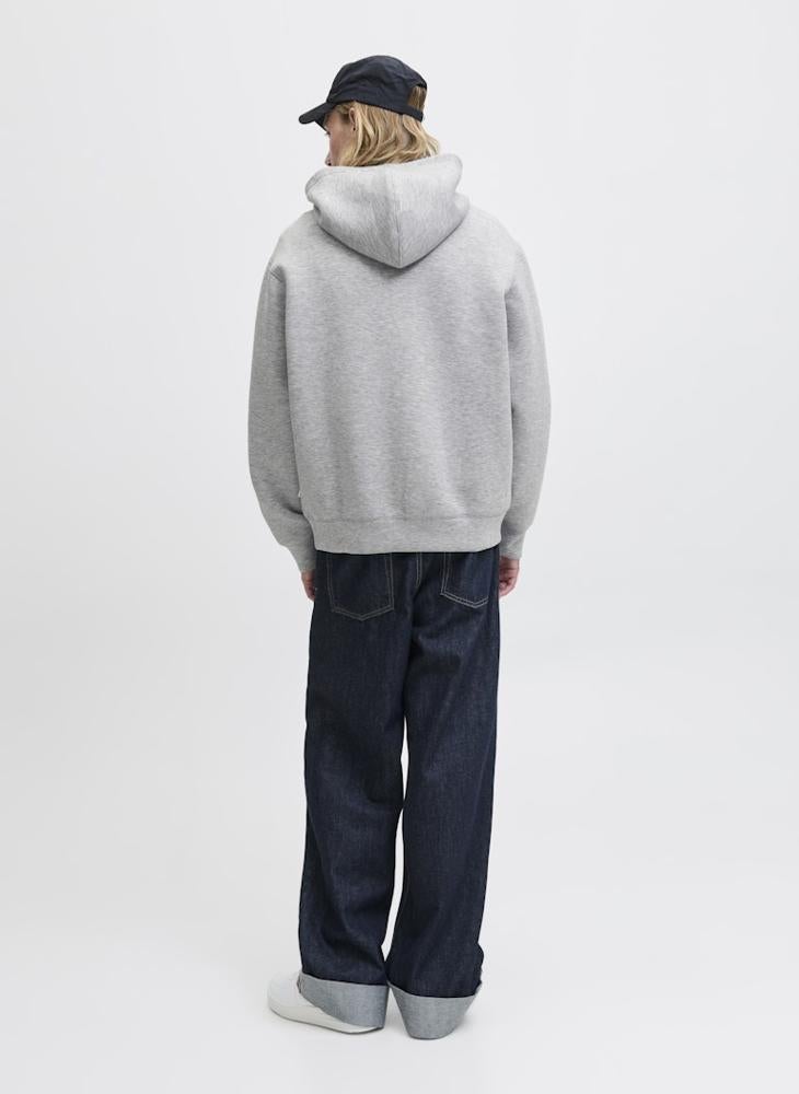 JACK & JONES Essential Zip Through Hoodie - Image 2