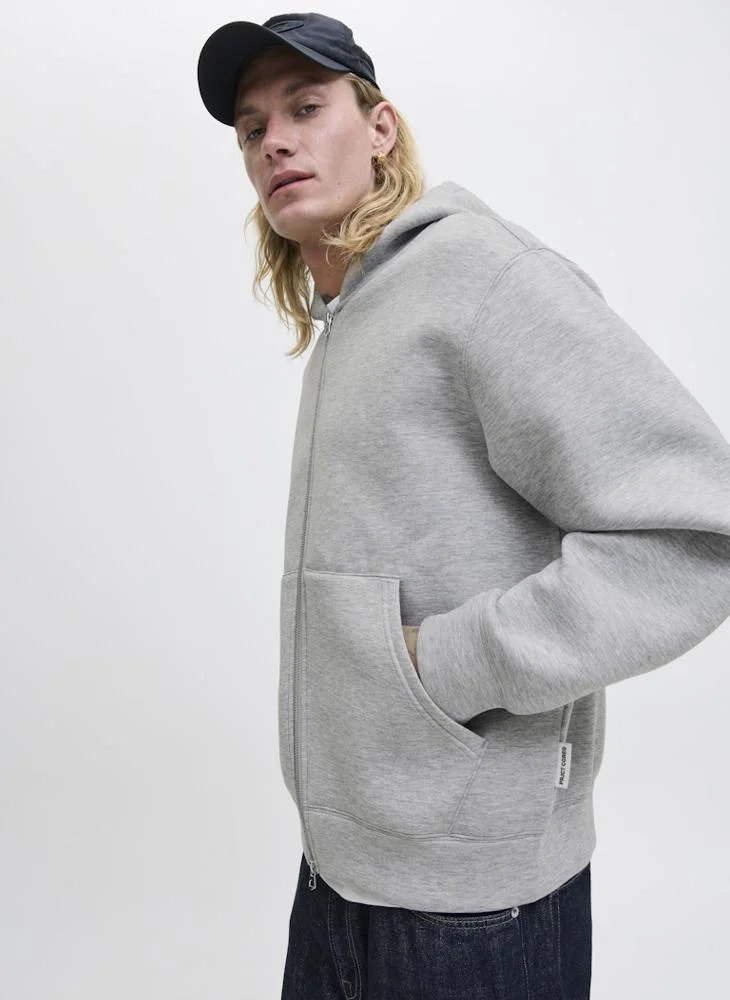 JACK & JONES Essential Zip Through Hoodie