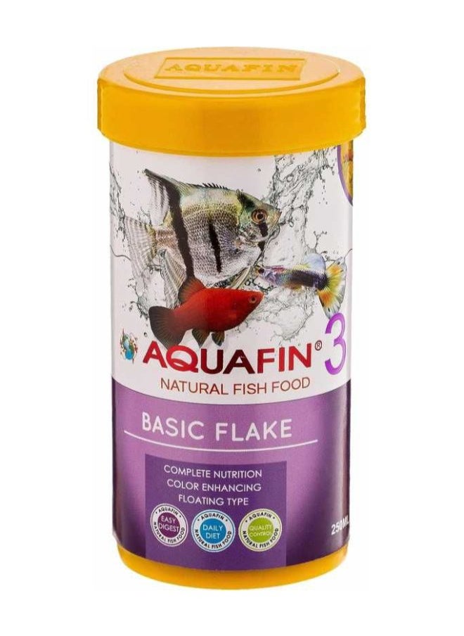 AQUAFIN Basic Flake - 250ml for All Tropical Fish 