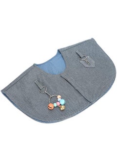 Naroote Parrot Anti-Scratch Shoulder Protector Training Shoulder Cape, Stand Shoulder Cape, 19.3x12.2in Multi-functional Pet Shoulder Pad Diaper Shawl for Small Medium Parakeets Cockatiels, Sun Conures  - Image 4