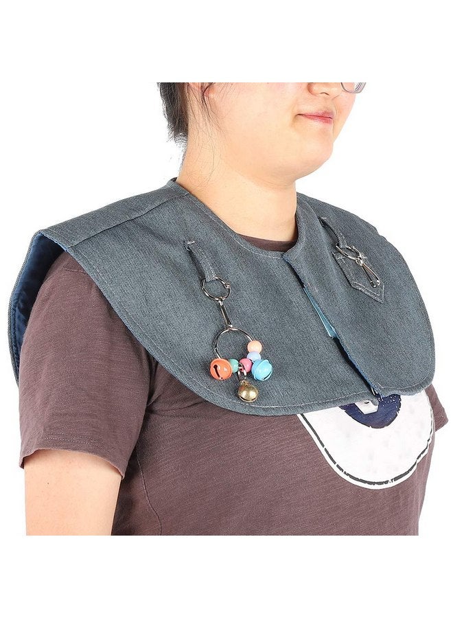 ناروت واقي كتف مضاد للخدش للببغاوات، غطاء كتف للتدريب، غطاء كتف قائم، 19.3 × 12.2 بوصة، وسادة كتف متعددة الوظائف للحيوانات الأليفة، شال حفاضات للببغاوات الصغيرة والمتوسطة الحجم، الكوكتيلات، الكونيور الشمسي - Image 1