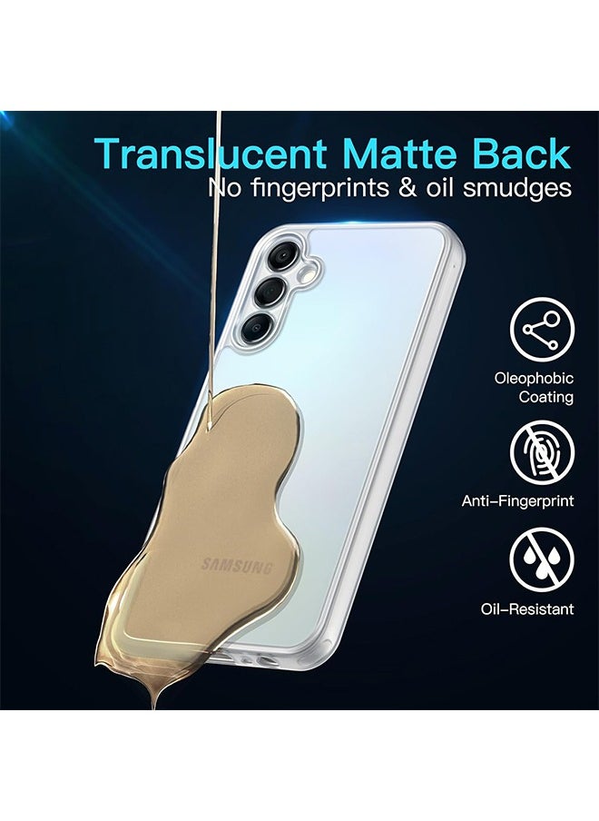 SNBFA Clear Phone Case for Samsung Galaxy A15 5G / 4G 6.5-Inch, Flexible TPU frame and PC Back Protective Slim Phone Cover, Anti-Fingerprints  - Image 5