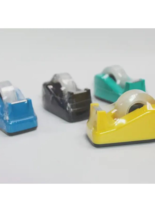 Turquoise Desktop Tape Cutter With High Transparency Adhesive Tape Roll Office Study Essential - Image 1