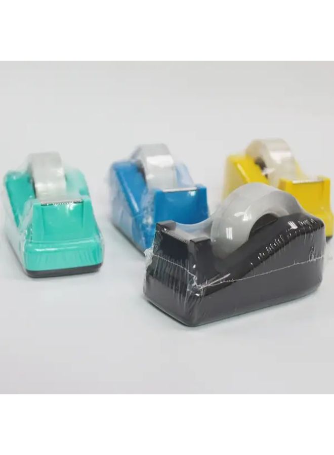 Turquoise Desktop Tape Cutter With High Transparency Adhesive Tape Roll Office Study Essential - Image 4