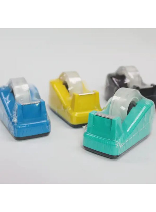 Turquoise Desktop Tape Cutter With High Transparency Adhesive Tape Roll Office Study Essential - Image 3