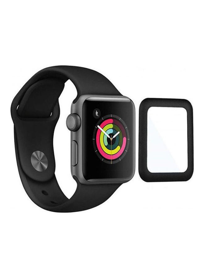 NIBEMINENT Screen Protector Glass For Apple Watch Band 1,2,3 Iwatch 38Mm Tempered Film Hd Waterproof Accessories Clear