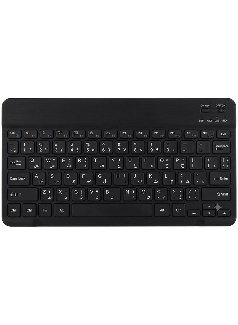 Ultra-Slim Rechargeable Bluetooth Keyboard – Wireless Keyboard for Laptops, Tablets & Smartphones - Image 1