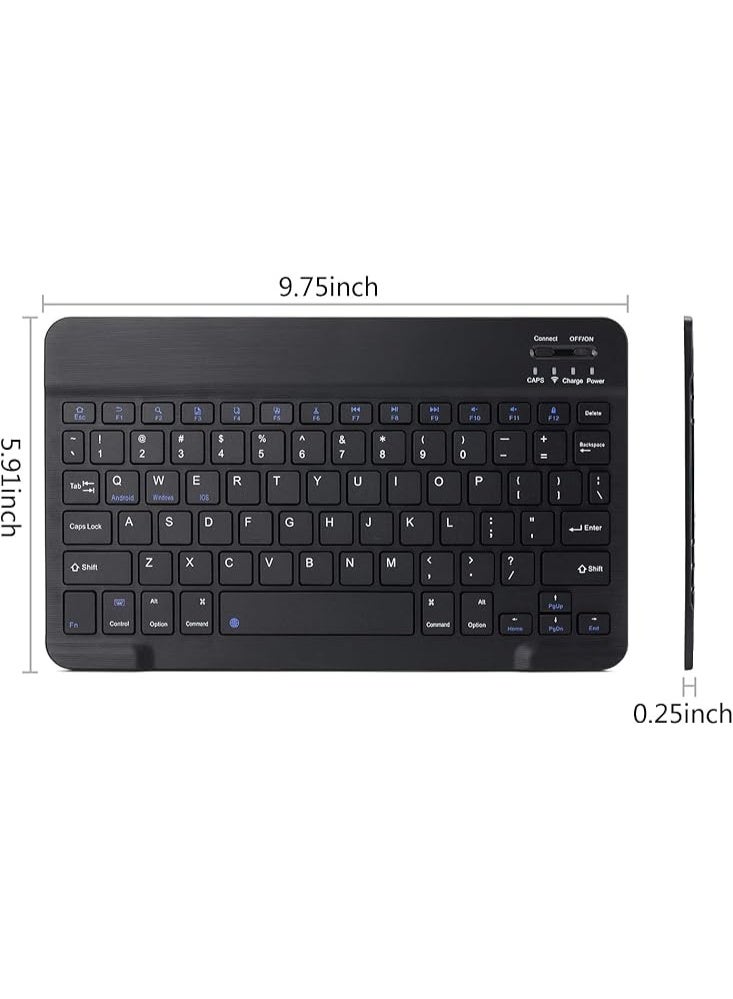 Ultra-Slim Rechargeable Bluetooth Keyboard – Wireless Keyboard for Laptops, Tablets & Smartphones - Image 5