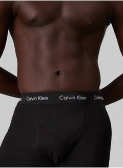 CALVIN KLEIN Men's 5 Pack Trunks - Cotton, Black  - Image 4