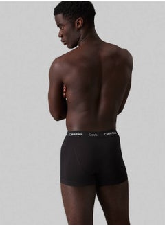 CALVIN KLEIN Men's 5 Pack Trunks - Cotton, Black  - Image 3