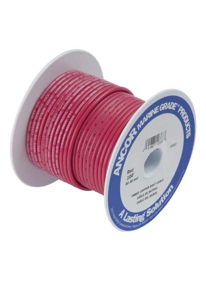 ancor 119502 Tinned Copper Battery Cable, 4/0 AWG (103mm2), Red - 25ft - Image 1