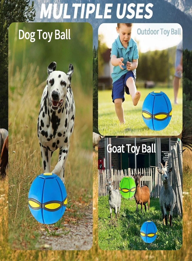 OOXYG 2PCS Horse Balls Toy, Herding Ball with 3 Lights for Horse, Horses Exercise Play Bouncing Ball for Dog Goat Sheep, Interactive Toy Reduce Anxiety Relieve Stress Green+Blue - Image 4